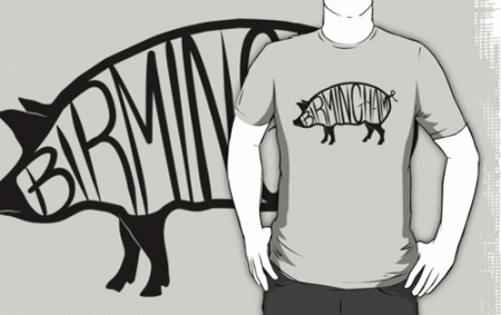 Birmingham pig T-shirt