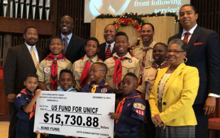 Boy Scouts, Cub Scouts donate to KIND