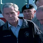 bush visits enterprise